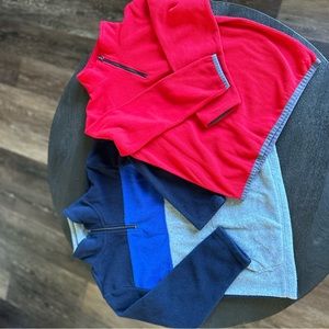 💙 Boys fleece half zip pullover Size Small 7/8